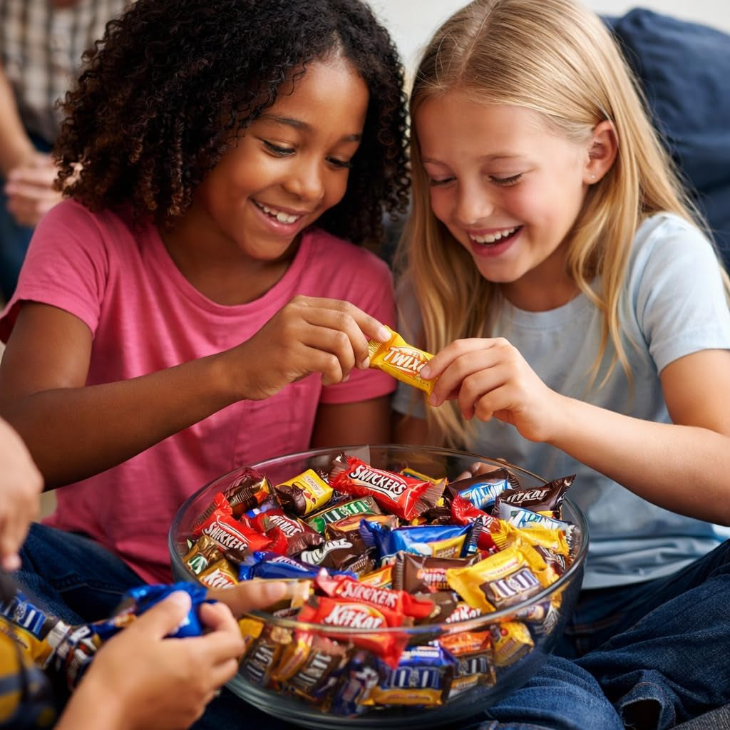 Variety Chocolate Pack – Bulk Assortment of Individually Wrapped Fun Size Chocolate Bars & Treats – Milk Chocolate, Caramel, Peanut Butter & More – Perfect for Sharing & Gifting (2 LB)