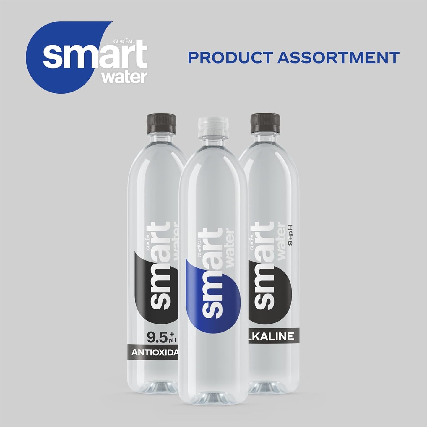 Smartwater Vapor Distilled Premium Water Bottles, 1L, 6 Pack