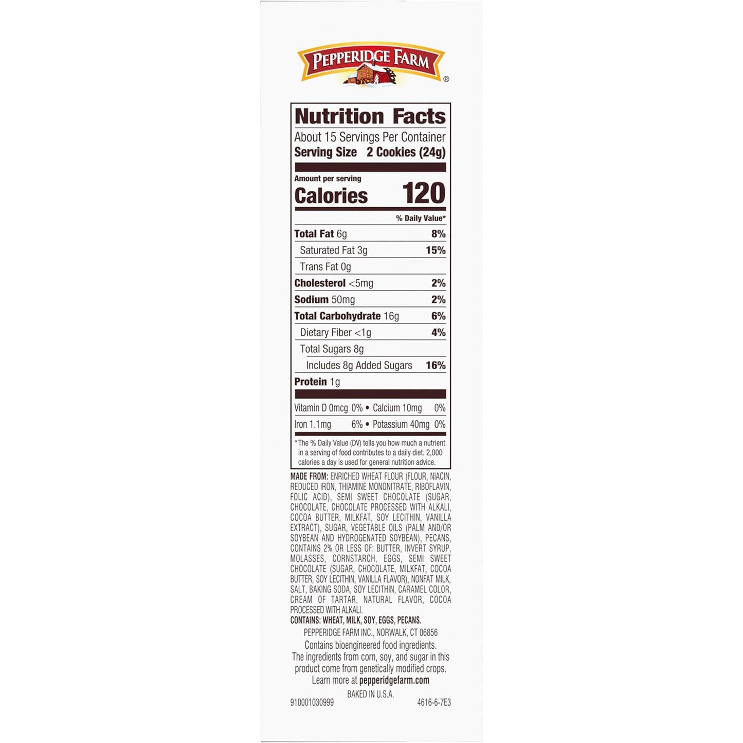 Chocolate Collection, 7 Cookie Varieties, 13-Oz Box