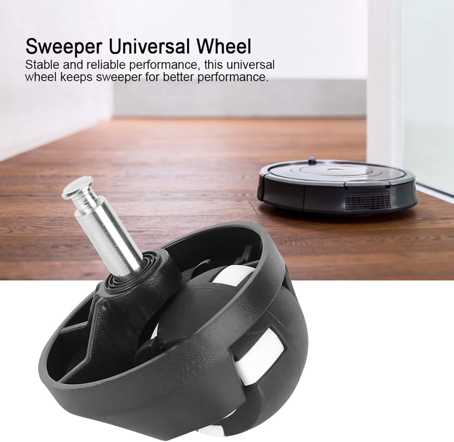 Swivel Wheel Robot Vacuum Replacement Vacuum Cleaner Sweeper Universal Wheel Attachments Fit for Eufy Robovac 11S Robovac 30