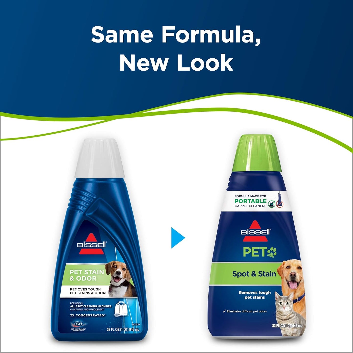 Bissell 74R7 Pet Stain & Odor Portable Machine Formula, 32-Ounce, Fl Oz