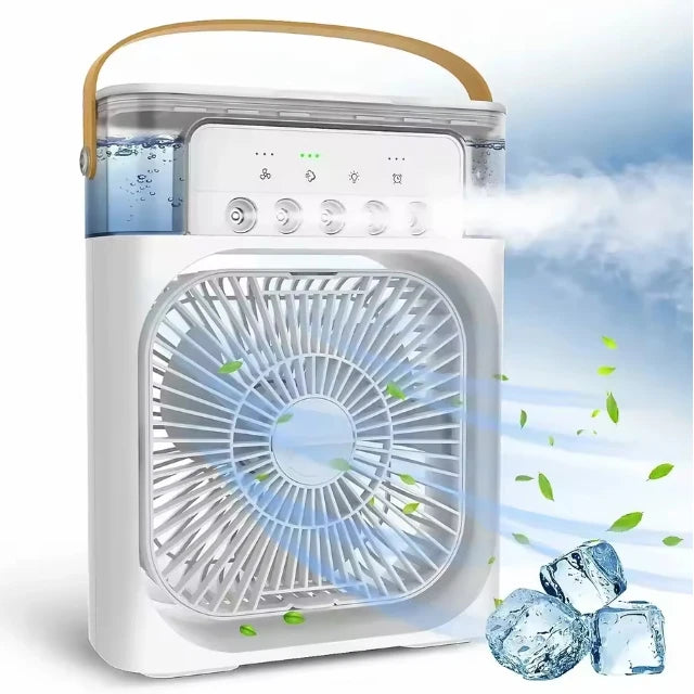 3 in 1 USB Desktop Cooling Fan and Humidifier to Stay Cool and Comfortable Anywhere