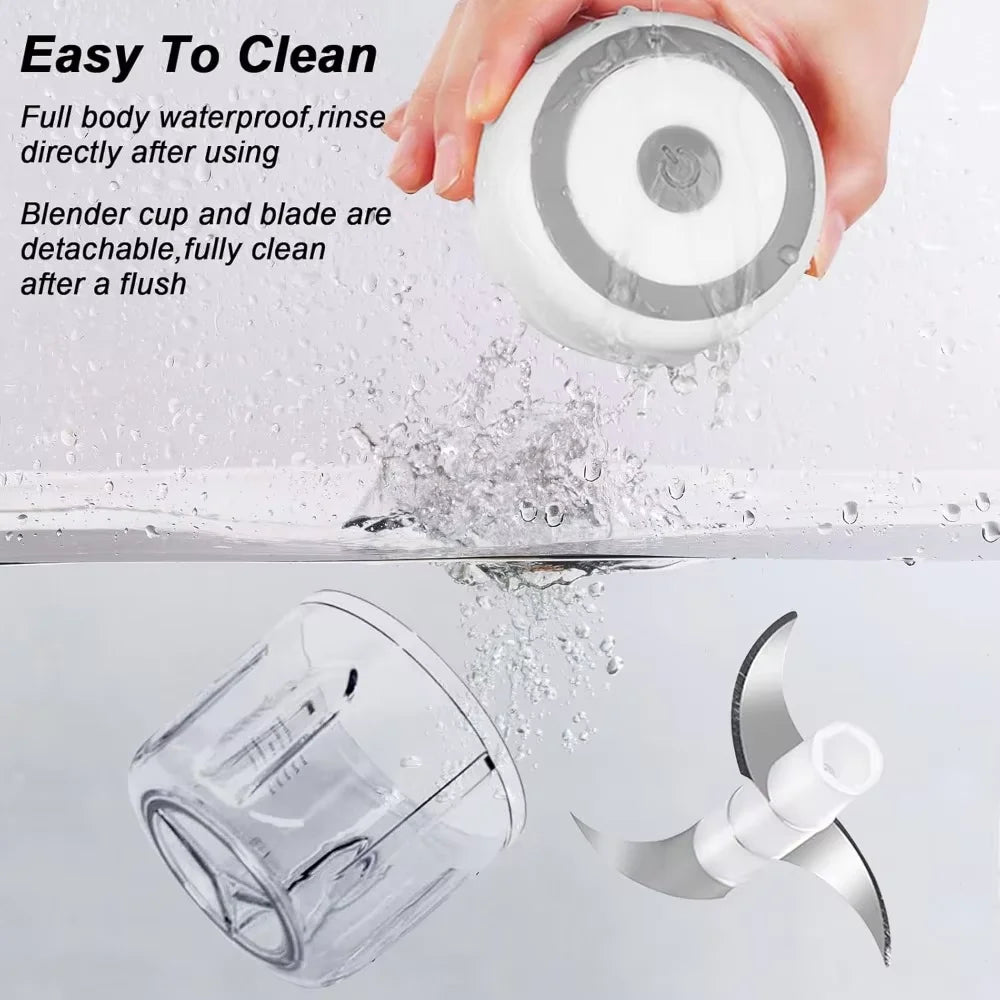 USB Electric Garlic and Vegetable Chopper for Effortless Meal Prep