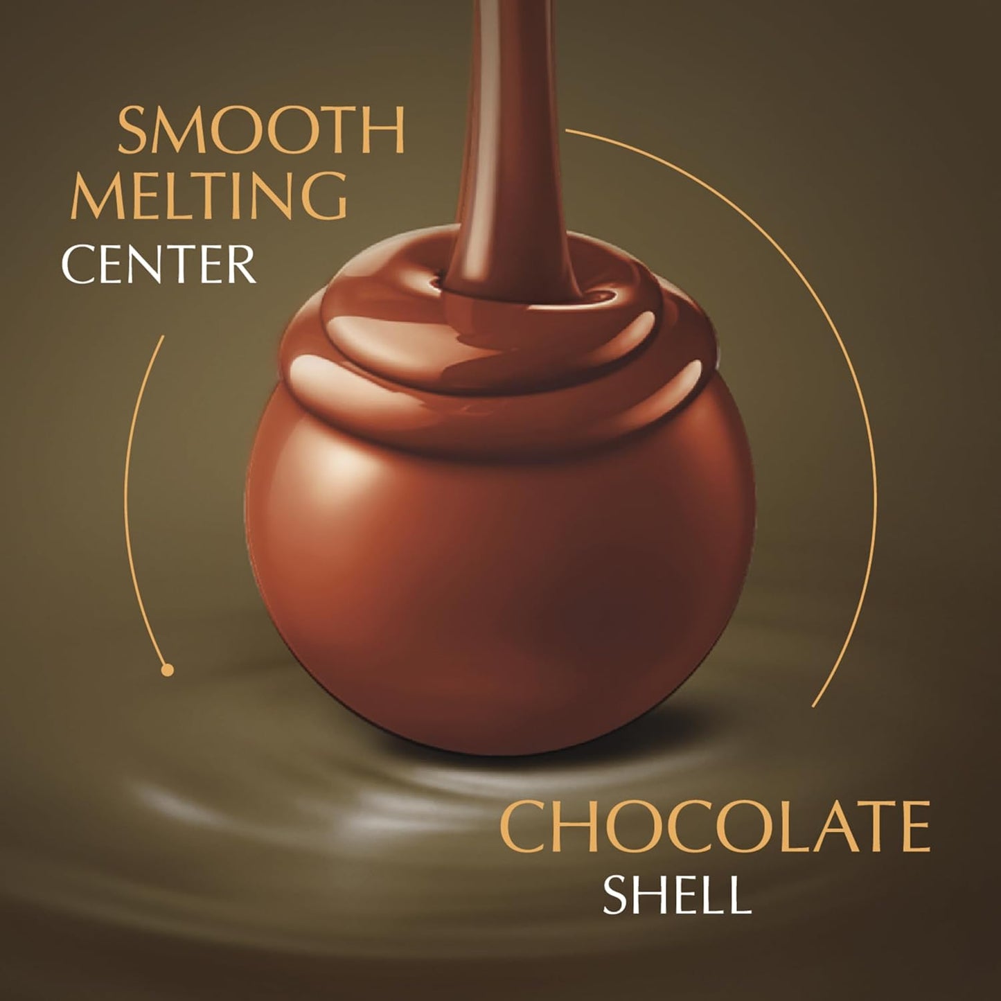 LINDOR Assorted Chocolate Candy Truffles, Chocolate with Smooth, Melting Truffle Center, 15.2 Oz. Bag