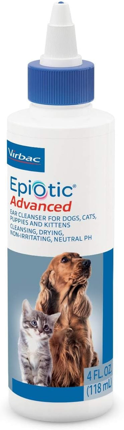 EPIOTIC® Advanced Ear Cleanser | Powerful and Gentle Cleanser for Dogs and Cats of All Ages, 4 Oz