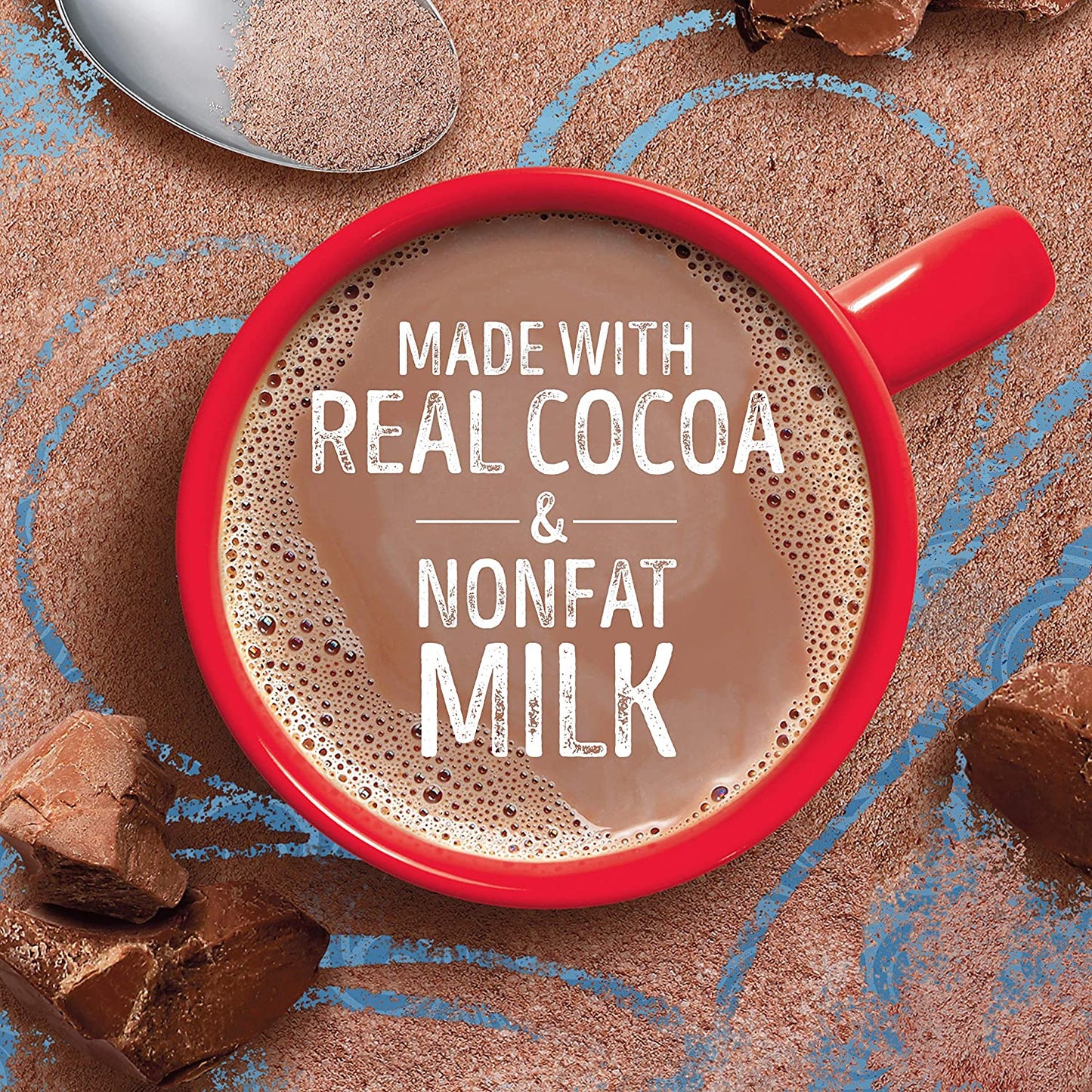 Milk Chocolate Flavor Hot Cocoa Mix, 1.38 Oz. 50-Count