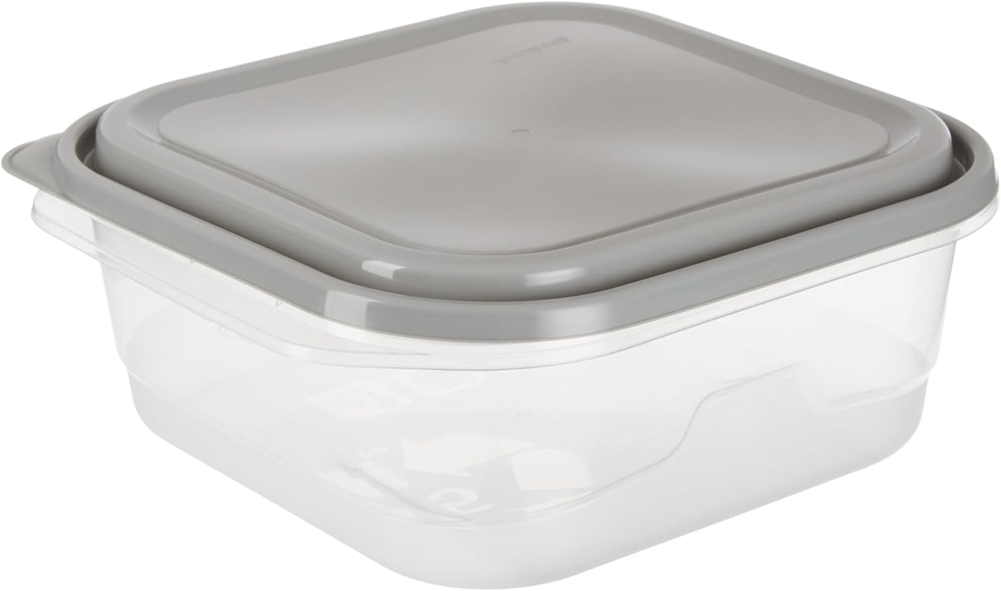 Everyware Extra Large Square Food Storage Container, 2 Pack, BPA Free