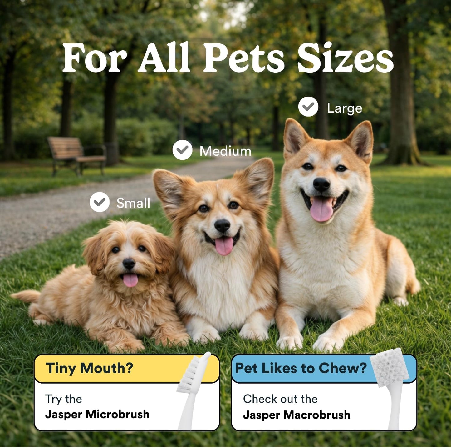 Dog Toothbrush, 360 Dog Tooth Brushing Kit, Finger Toothbrush, Cat Tooth Brush, Teeth Cleaning, Pet Tooth Brush for Small & Large Pets, Pet Toothpaste Not Included, 2-Pack Blue