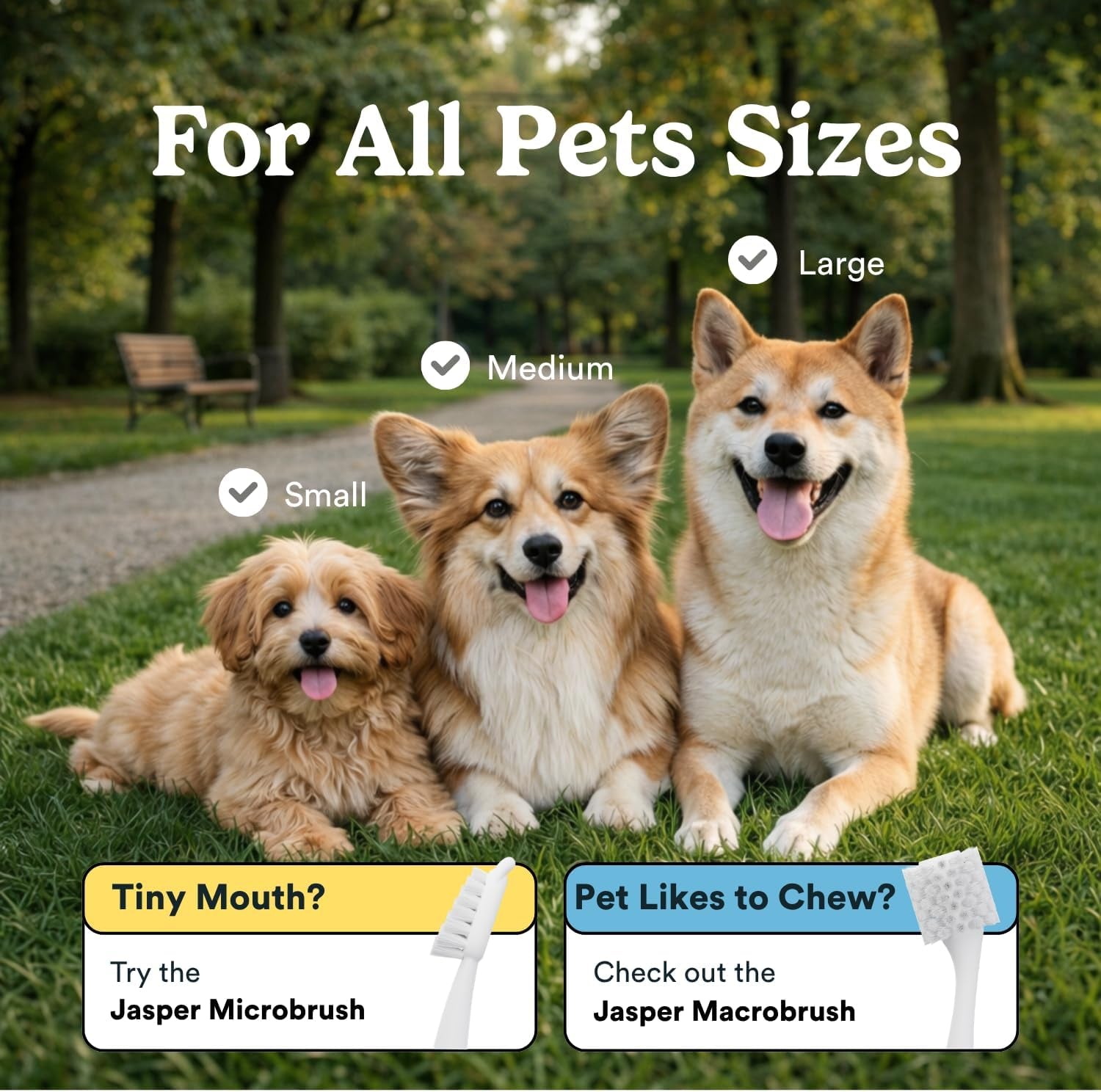 Dog Toothbrush, 360 Dog Tooth Brushing Kit, Finger Toothbrush, Cat Tooth Brush, Teeth Cleaning, Pet Tooth Brush for Small & Large Pets, Pet Toothpaste Not Included, 2-Pack Blue