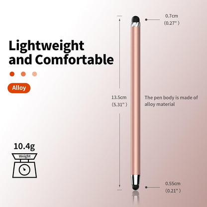 Stylus(10 Pcs),Stylus Pen for Touchscreen Ipad.2-In-1 Universal Ipad Pencil | High Sensitivity,Rubber Tip,Compatible with Ipad,Iphone,Tablets,And Android Devices,20 Tips