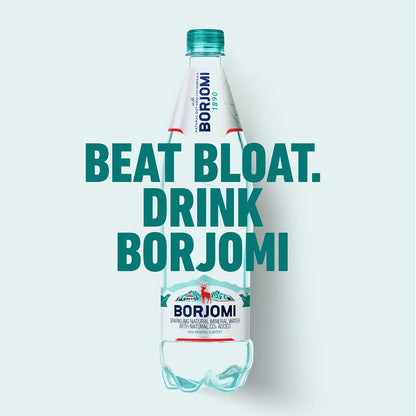 Sparkling Mineral Water with Natural Minerals - Crisp and Bold Taste - PET Bottles - 25.3 Oz, Bottled Water 6 Pack