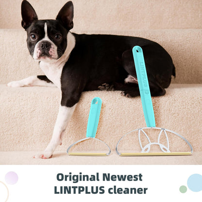 MAX & Pro  Pet Hair Remover Bundle-2-In-1 Adjustable & Fixed Handle Duo, Large + Compact Tools for Carpets, Furniture, Cars, and Tight Spaces