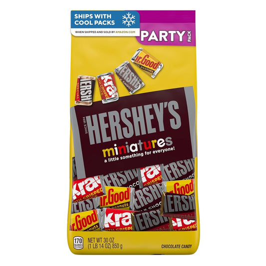 Miniatures Assorted Chocolate Candy Party Pack, 30 Oz