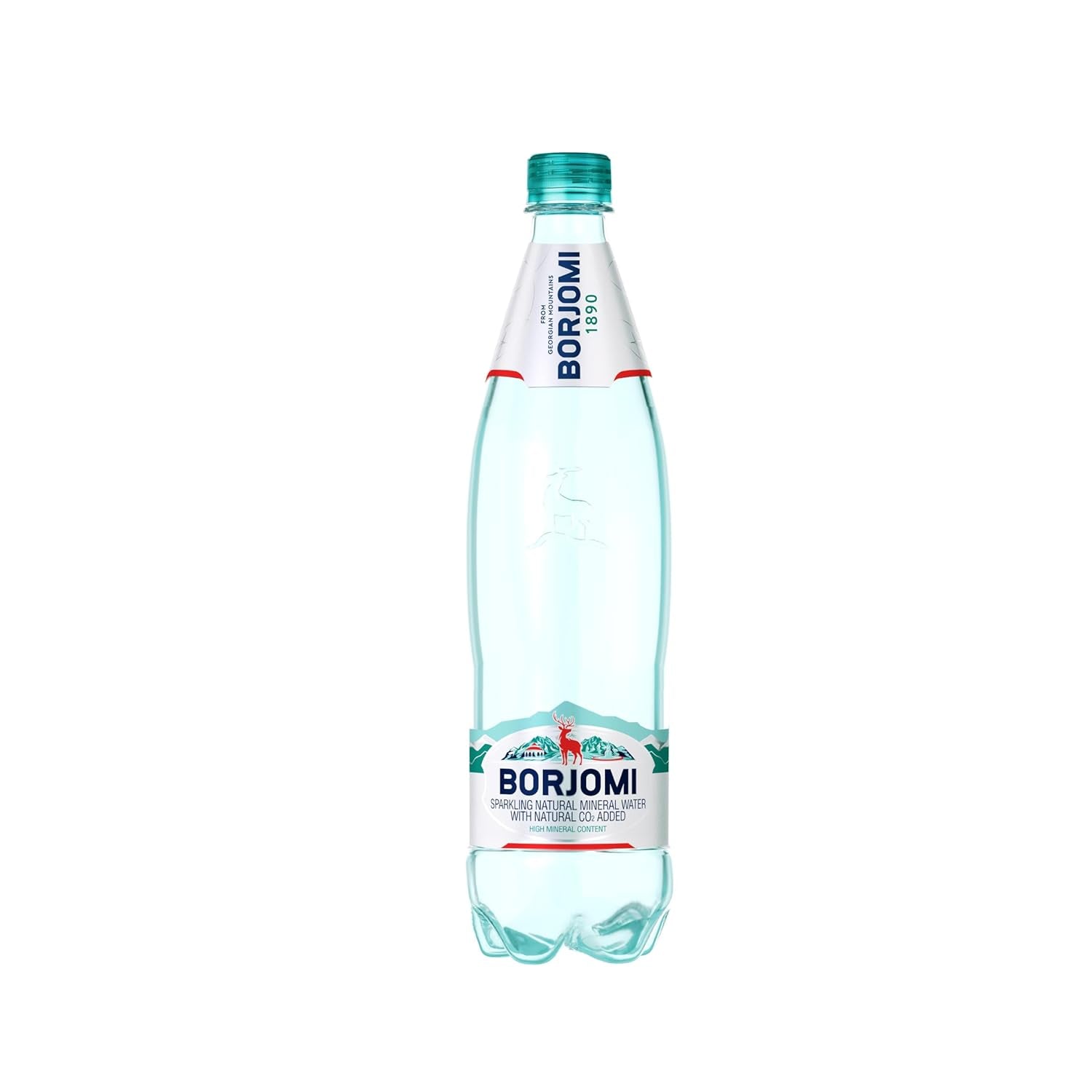 Sparkling Mineral Water with Natural Minerals - Crisp and Bold Taste - PET Bottles - 25.3 Oz, Bottled Water 6 Pack