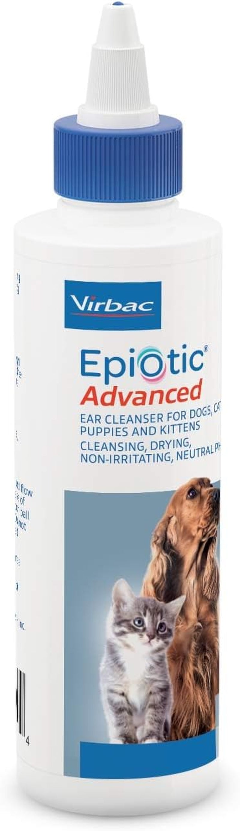 EPIOTIC® Advanced Ear Cleanser | Powerful and Gentle Cleanser for Dogs and Cats of All Ages, 4 Oz