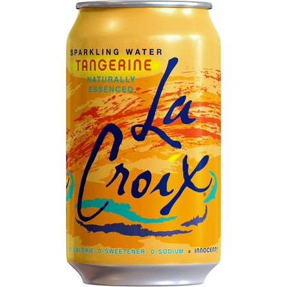La Croix Sparkling Water, Tangerine, 12 Fl Oz (Pack of 8)
