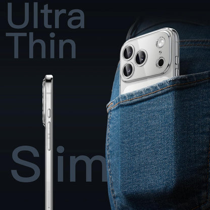 Slim Case for Iphone 17 Pro Max 6.9-Inch with Camera Lens Full Protection, Ultra-Thin Lightweight Clear Minimalist Protective Phone Cover (Clear)
