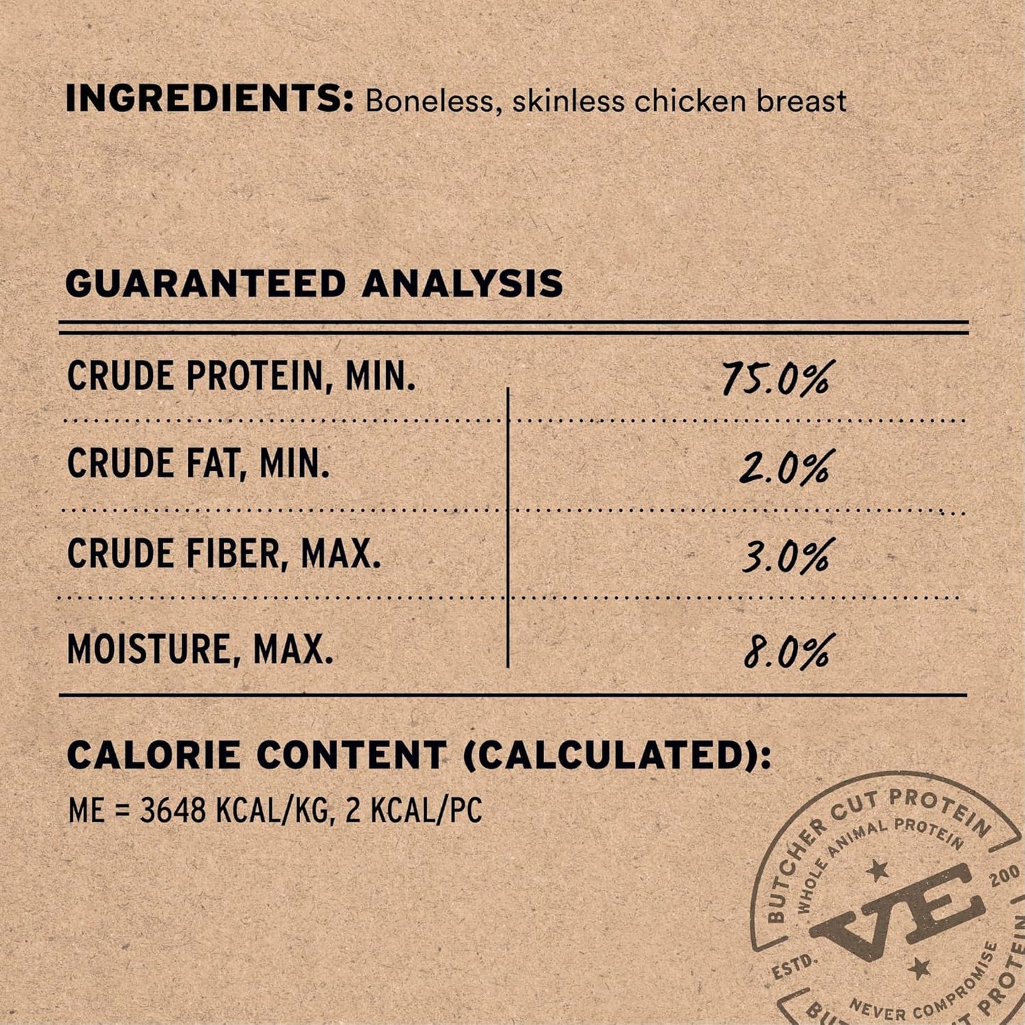 Freeze Dried Dog Treats | Chicken Breast, Single Ingredient | Premium Quality | Grain Free Training Treats for Dogs, 2.1 Oz Bag