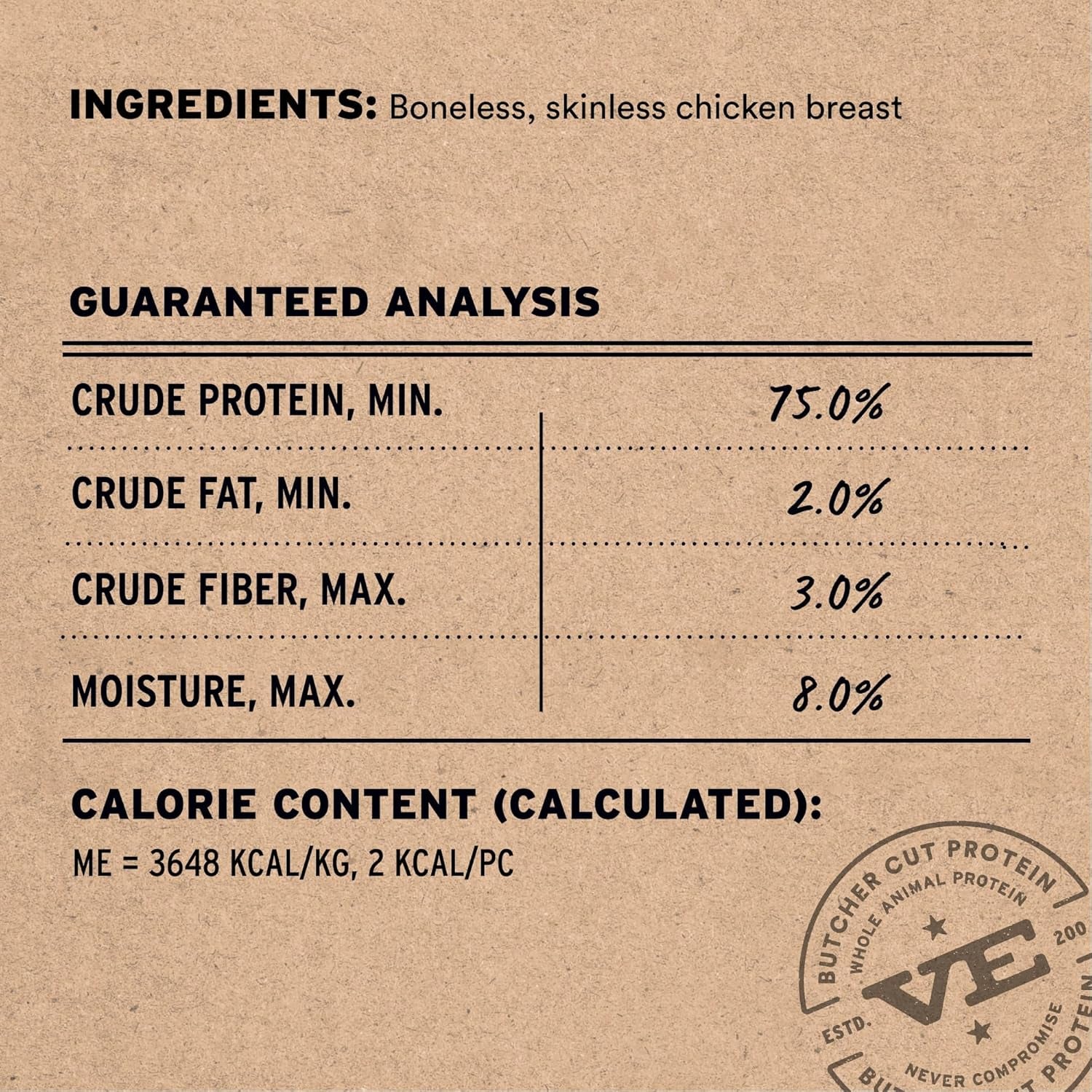 Freeze Dried Dog Treats | Chicken Breast, Single Ingredient | Premium Quality | Grain Free Training Treats for Dogs, 2.1 Oz Bag