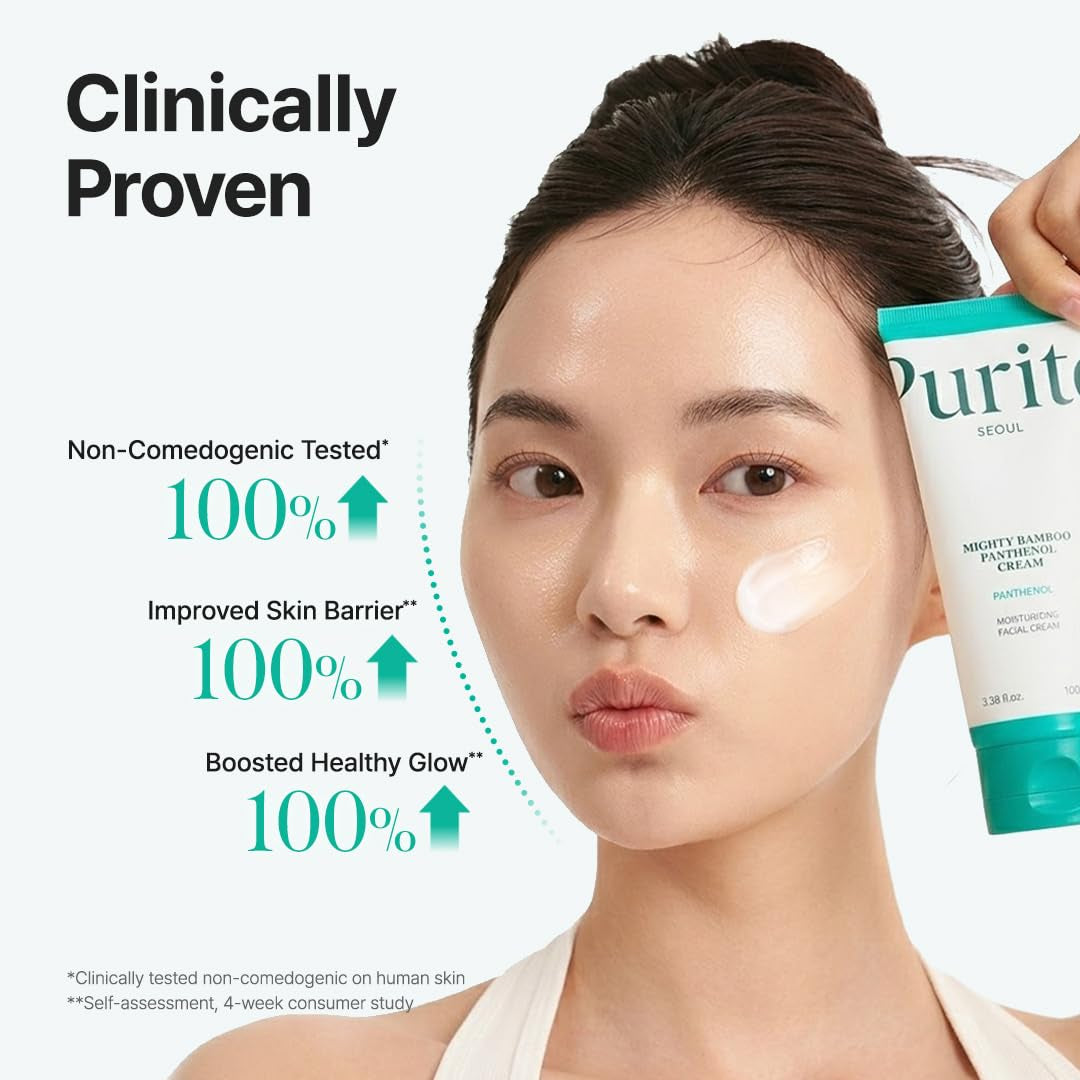 Panthenol 10% Barrier Cream | Face Moisturizer for Skin Barrier Repair | All Skin Types, Sensitive and Blemish-Prone Skin | Non-Comedogenic, Vegan | Korean Skincare, 100Ml, 3.38 Fl.Oz