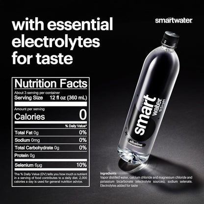 Smartwater Alkaline with Antioxidant 1L 6Pk