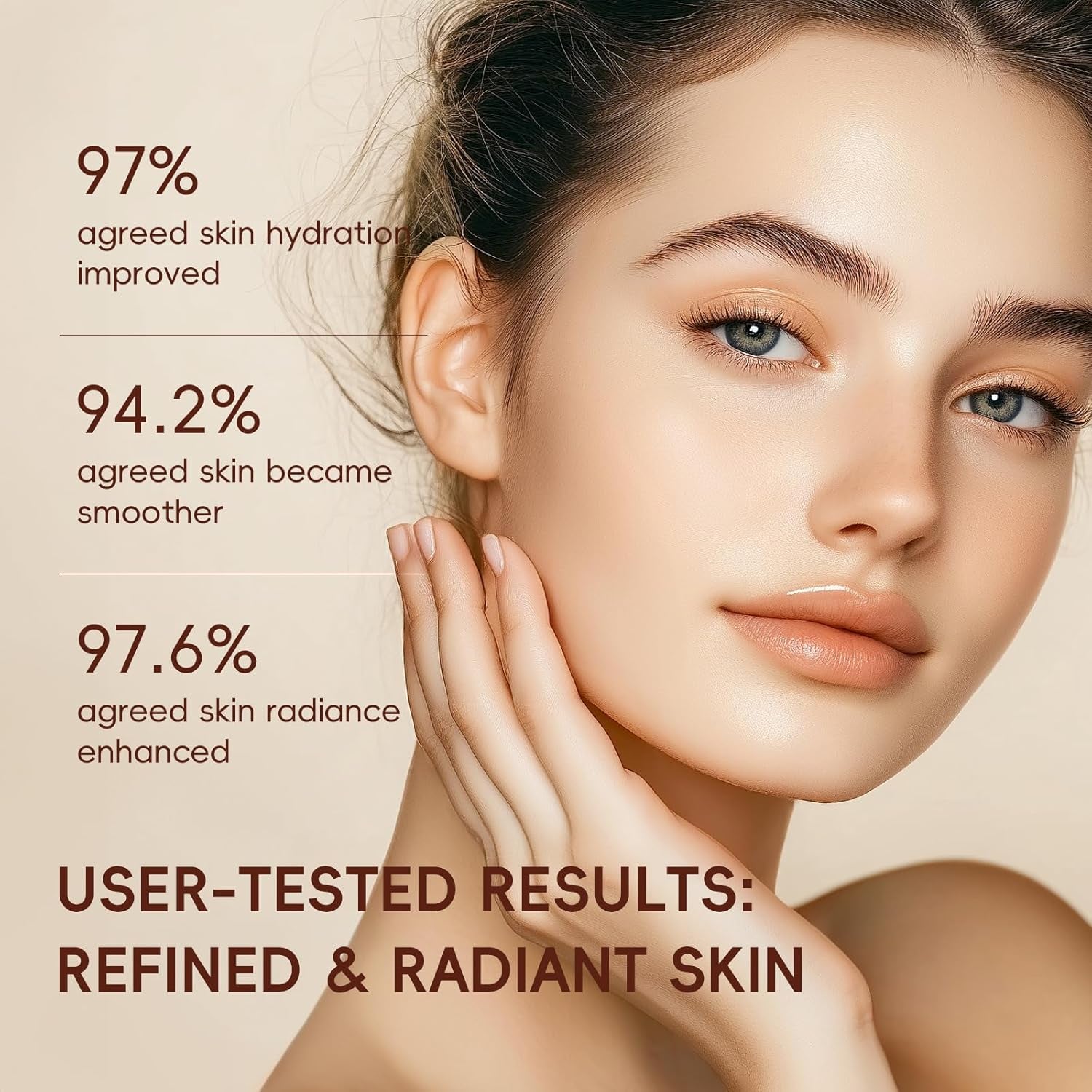 Skin Care Set, Korean Skin Care with Rice Cleanser, Toner, Serum, Eye Serum, Moisturizing Cream 5Pcs for Women Teen Girls Mom Daughter Mother'S Day Birthday Christmas Lover Korean Beauty