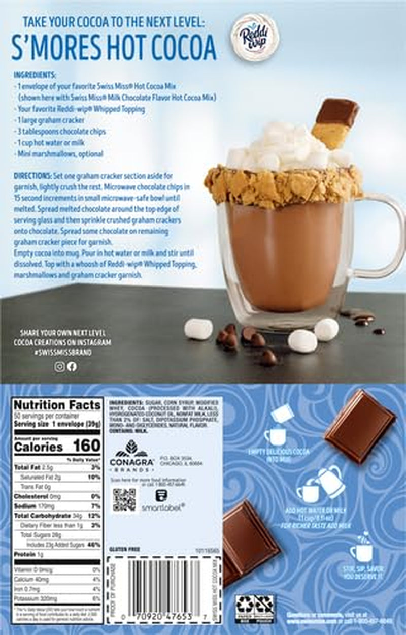Milk Chocolate Flavor Hot Cocoa Mix, 1.38 Oz. 50-Count