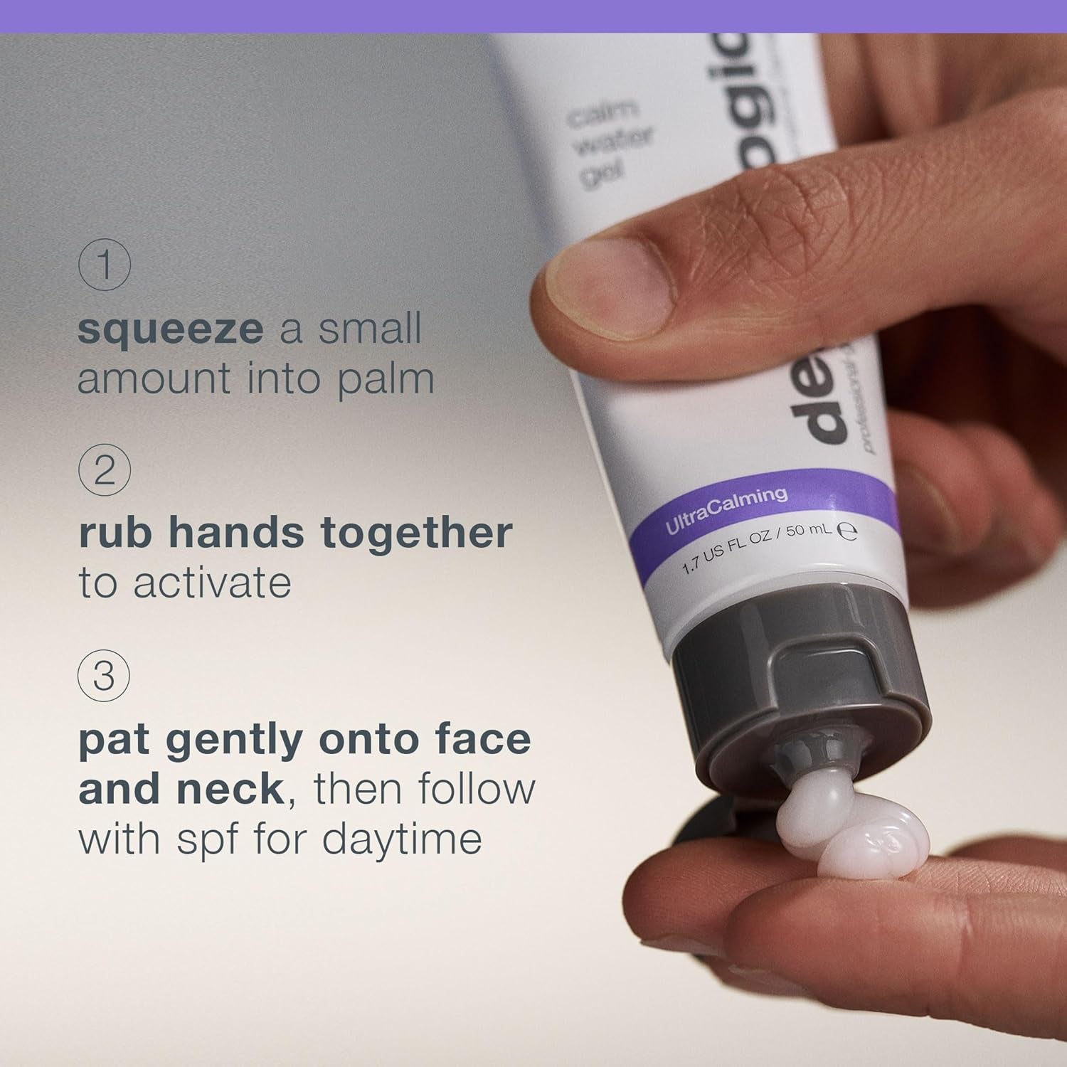 Dermalogica Calm Water Gel, Weightless Face Moisturizer for Sensitive Skin - Help Support Healthy Moisture Balance with Lavender Essential Oil, 1.7 Fl Oz