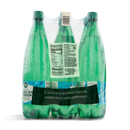 , Italian Sparkling Mineral Water 6 Pack, 33.8 Fl Oz