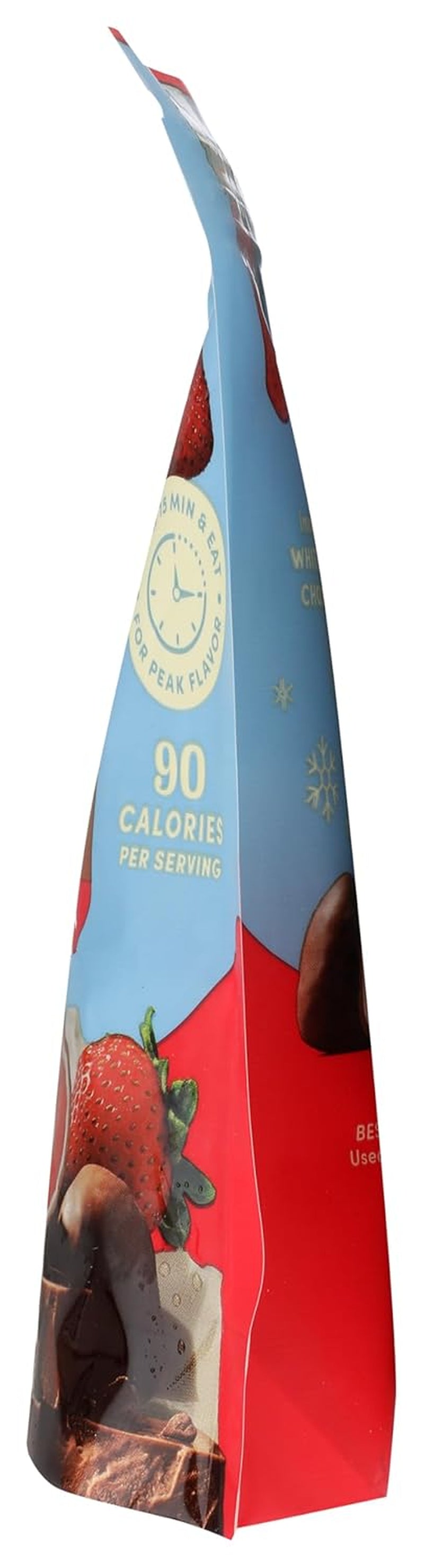, Frozen Strawberries White and Milk Chocolate, 8 Ounce