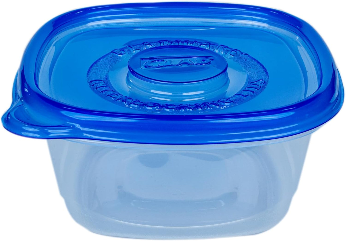 ware Tall Entree Food Storage Containers with Lids, Large Square BPA Free Plastic for Meal Prep and Lunches, Lock Tight Seal, Microwave and Dishwasher Safe, 42 Oz, 3 Count