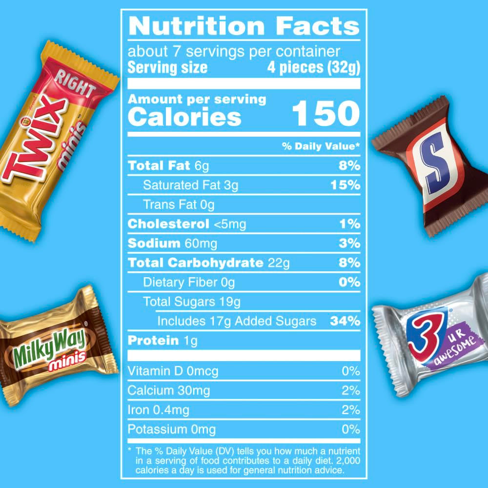 SNICKERS, TWIX, MILKY WAY and 3 MUSKETEERS Soccer Watch Party Candy Individually Wrapped Chocolate Candy Bars Football Variety Pack, Sharing Size, 8.31 Oz Bulk Bag