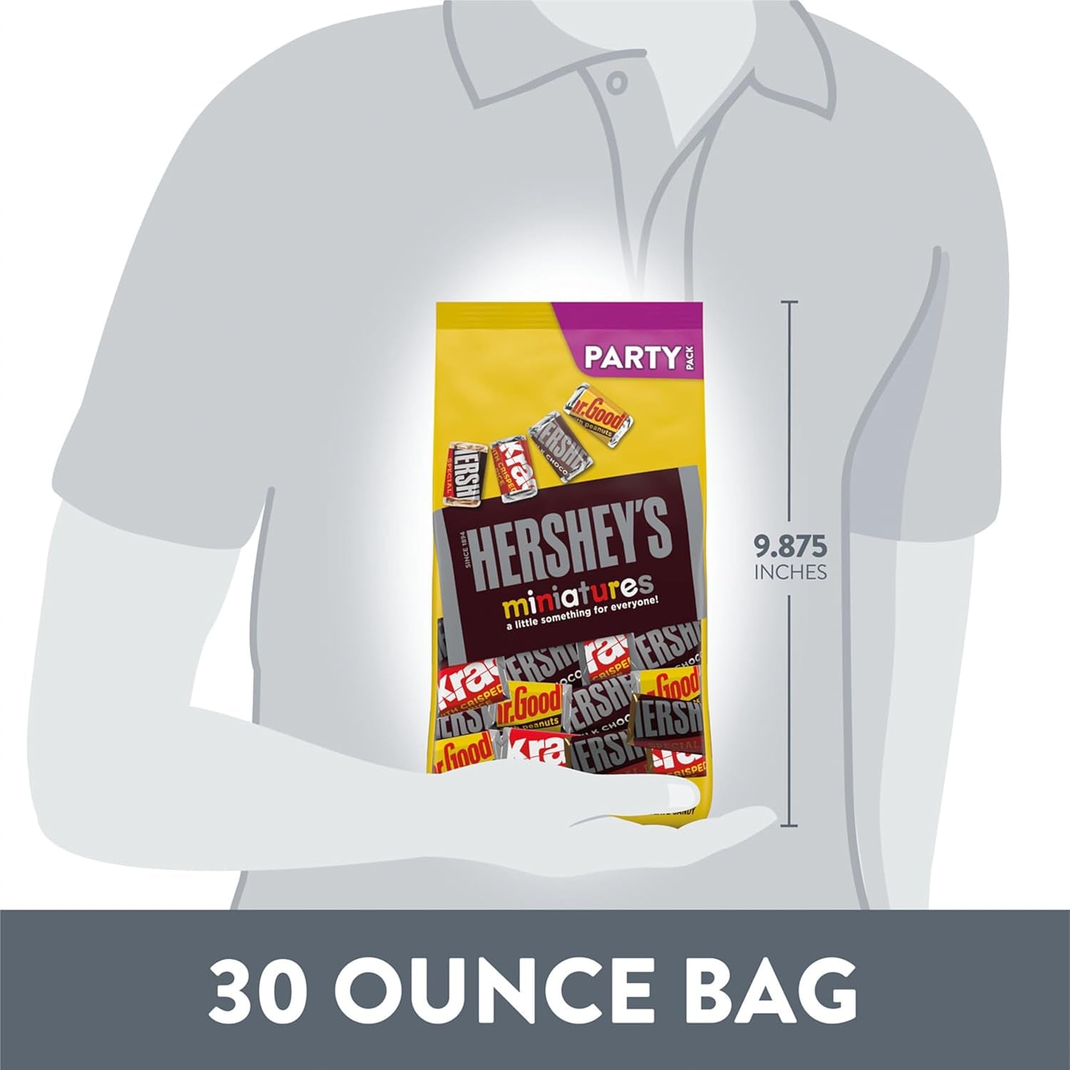 Miniatures Assorted Chocolate Candy Party Pack, 30 Oz