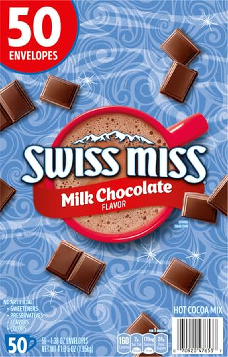 Milk Chocolate Flavor Hot Cocoa Mix, 1.38 Oz. 50-Count