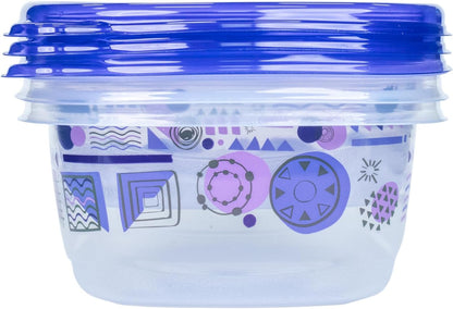 ware Matchware Food Storage Containers with Lids, BPA Free Reusable Plastic 20 Piece Variety Pack for Lunches, Meal Prep, and Leftovers, Leak Resistant, Microwave and Dishwasher Safe