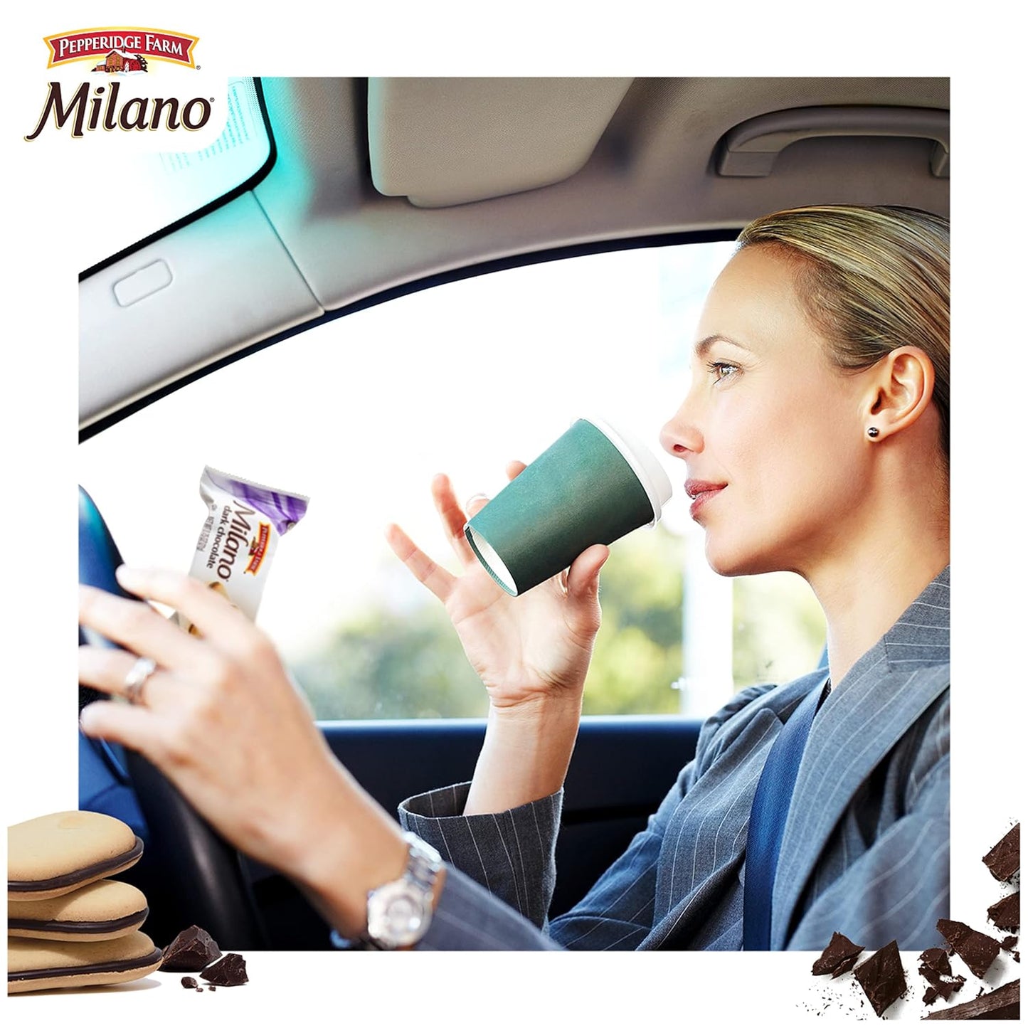 Milano Cookies, Dark Chocolate, 20 Packs, 2 Cookies per Pack