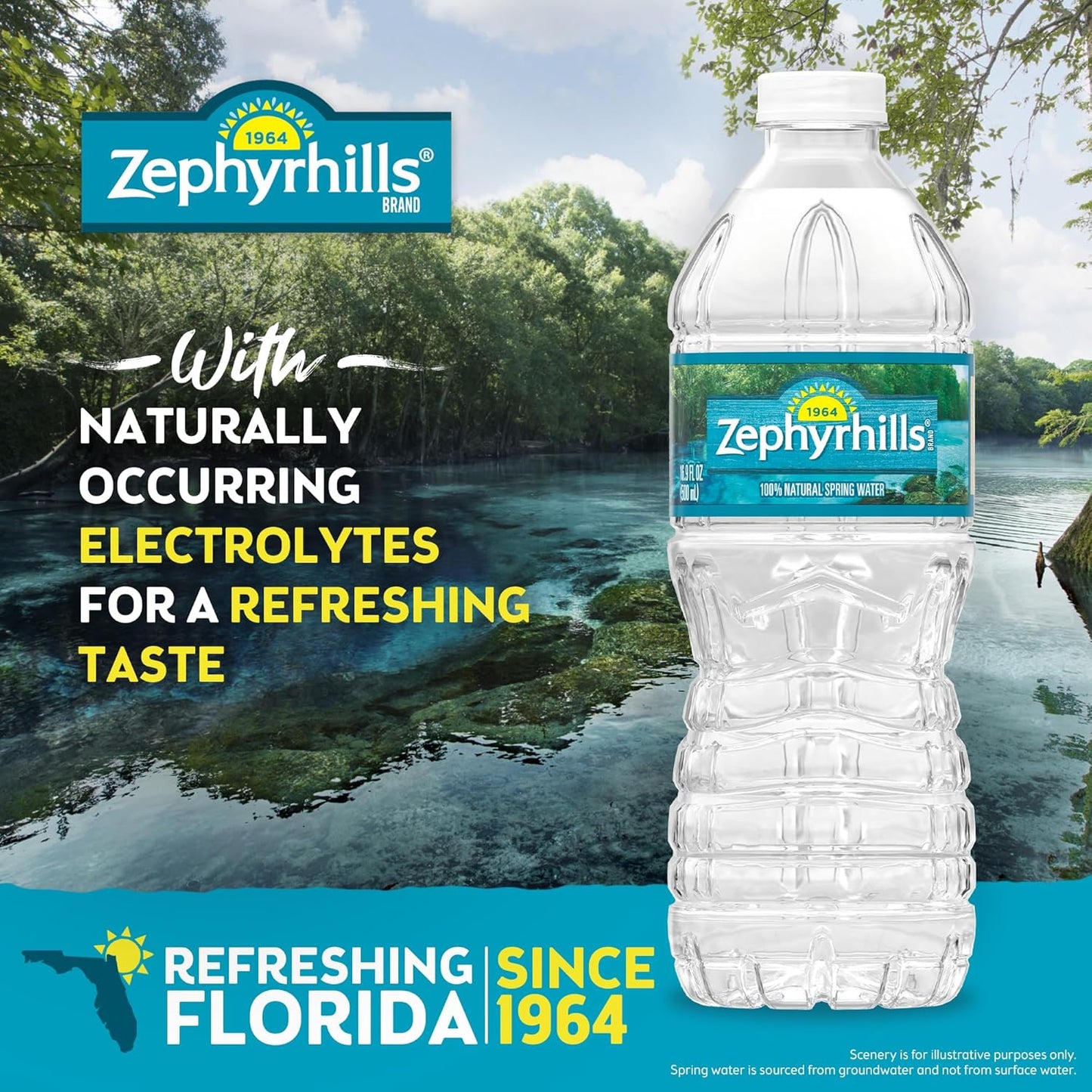 Zephyr Hills, Water Spring, 16.9 Fl Oz, 12 Pack