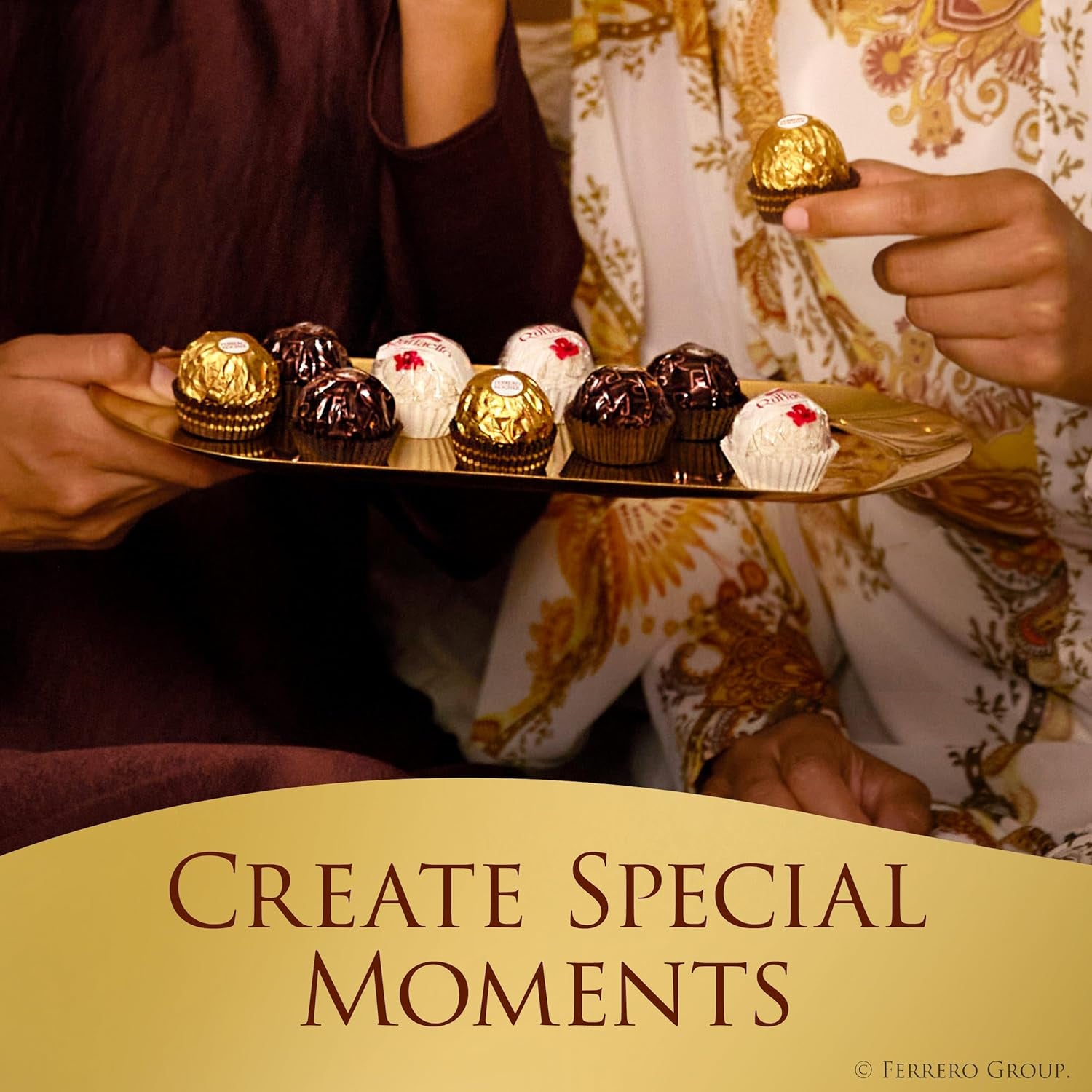 Ferrero Collection Gourmet Gift Box, 12 Assorted Confections with Hazelnut, Dark Chocolate and Coconut, 4.6 Oz
