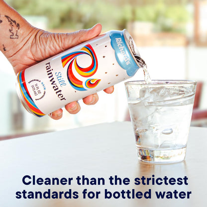 Still Canned Water, 100% Rain, Naturally Purified Drinking Water (16 Fl Oz Aluminum Can, Single)