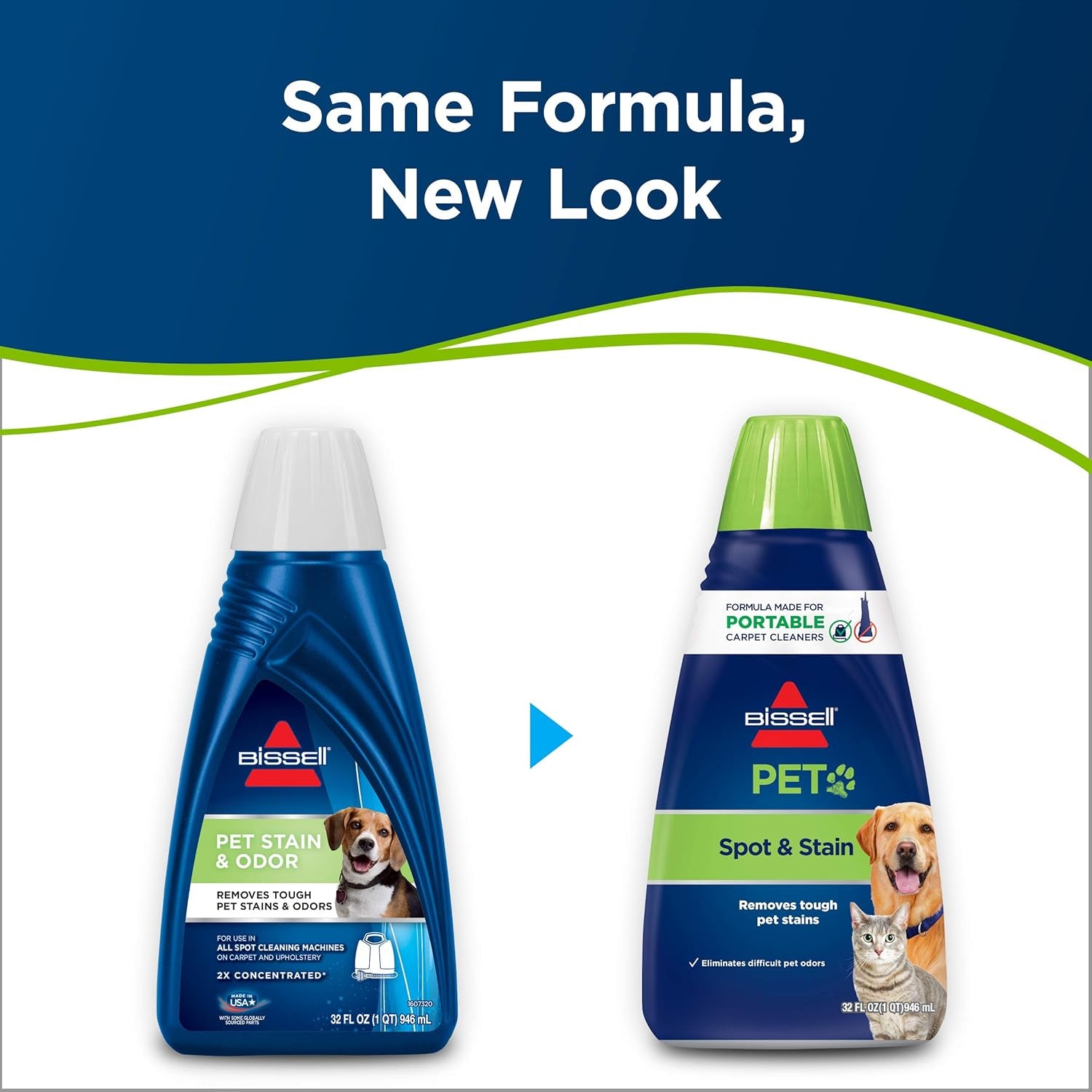 Bissell 74R7 Pet Stain & Odor Portable Machine Formula, 32-Ounce, Fl Oz