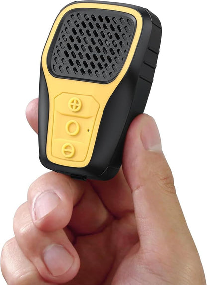 Wearable Bluetooth Speaker, Clip-On Mini Speaker, Wireless Portable Speaker with Built-In Mic, Hands-Free Calls, Gadget Gifts for Construction Workers, Cyclists, Electrician, 5.0W