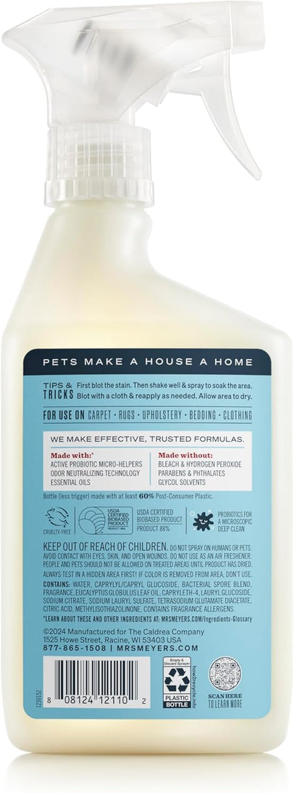 Mrs. MEYER'S CLEAN DAY Pet Stain & Odor Fighter, Coconut Leaf Scent, 16Oz