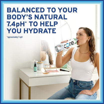 Hydration Nutrient Enhanced Water, 16.9 Fluid Ounce (.5 Liter) Water Bottles, 6 Pack