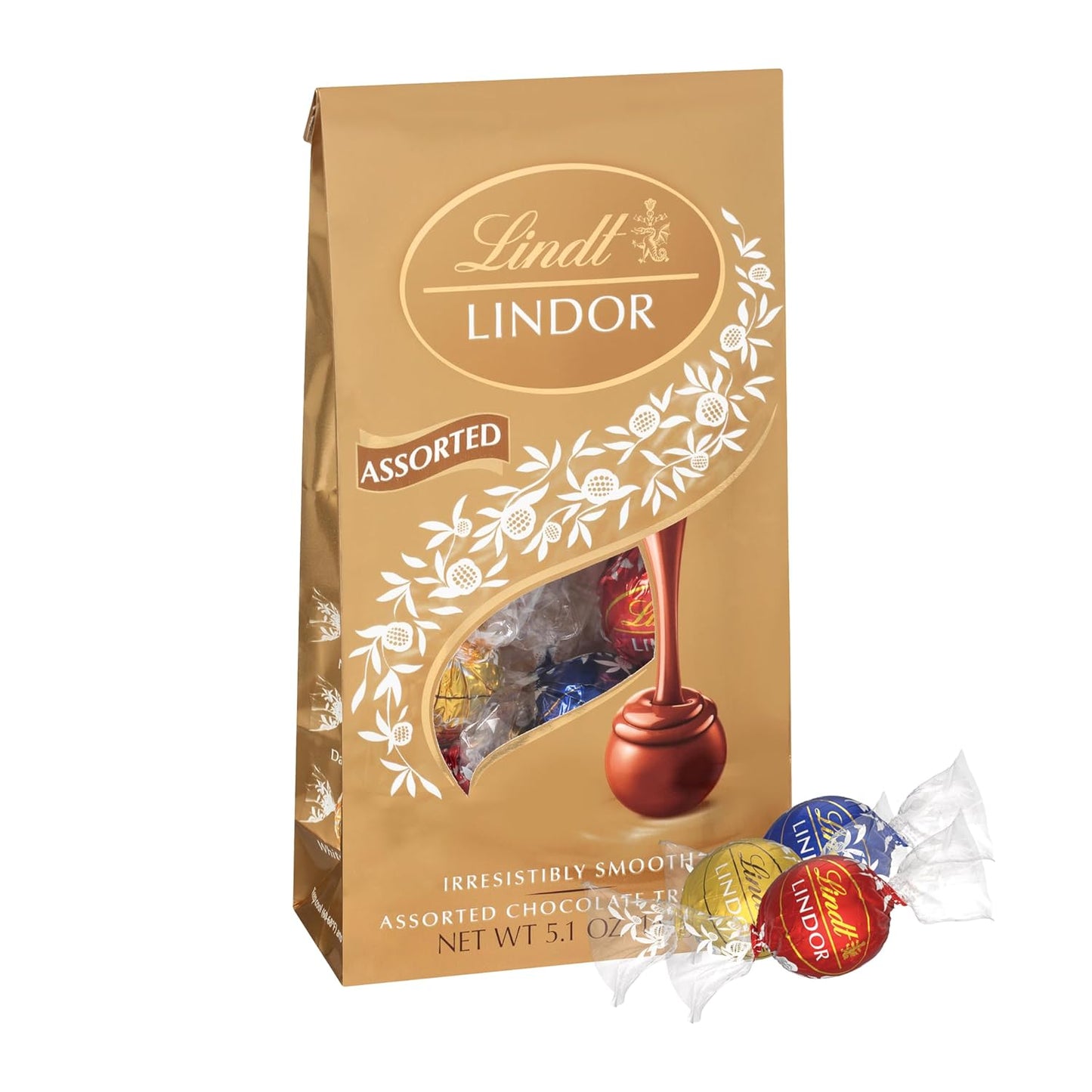 , Assorted Chocolate Candy Truffles, Chocolate with Smooth, Melting Truffle Center, 5.1 Ounce