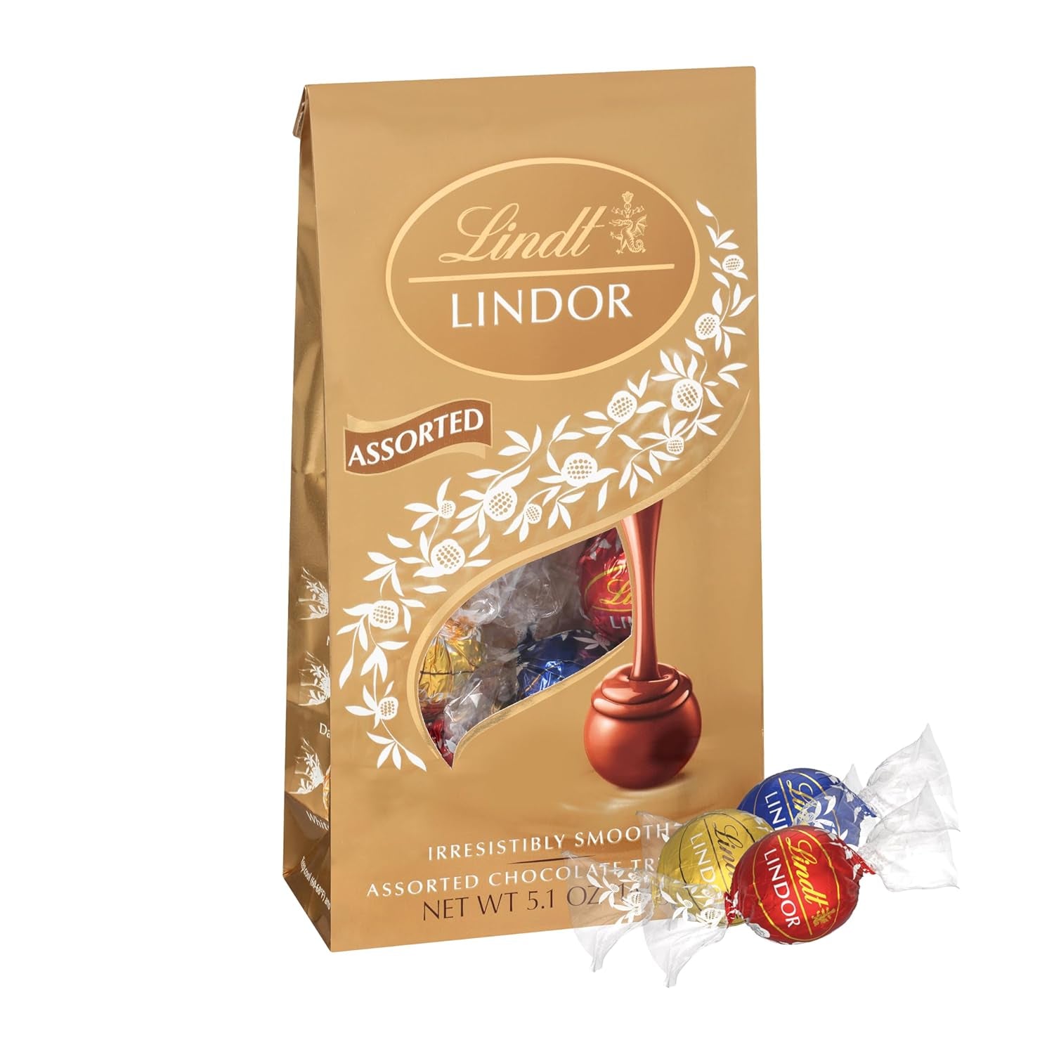 , Assorted Chocolate Candy Truffles, Chocolate with Smooth, Melting Truffle Center, 5.1 Ounce