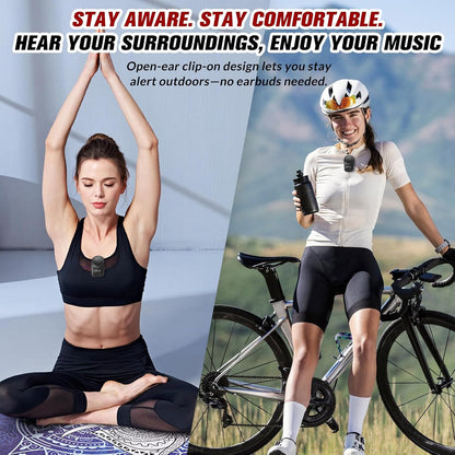 Wearable Portable Bluetooth Speakers, Wireless Portable Speaker with Clip, Waterproof Clip-On (Non-Magnetic), Built-In Mic for Hands-Free Music/Calls for Work & Outdoors, 10-Hour Playtime