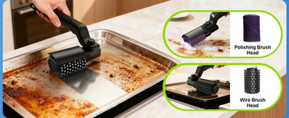 Cordless Electric BBQ Grill Brush for Deep Cleaning Heavy Grease Effortlessly