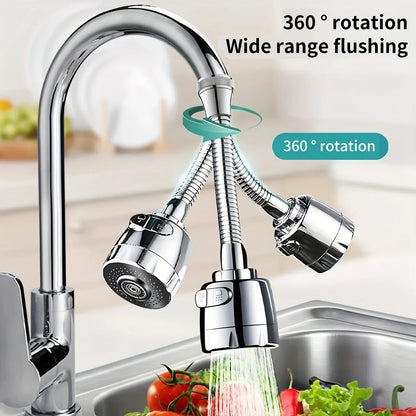 360 Degree Rotating Faucet Aerator to Save Water and Stop Splashing