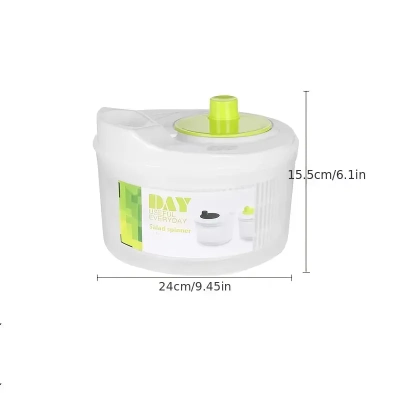 Salad Spinner and Drainer for Crisp Dry Greens Ready in Seconds