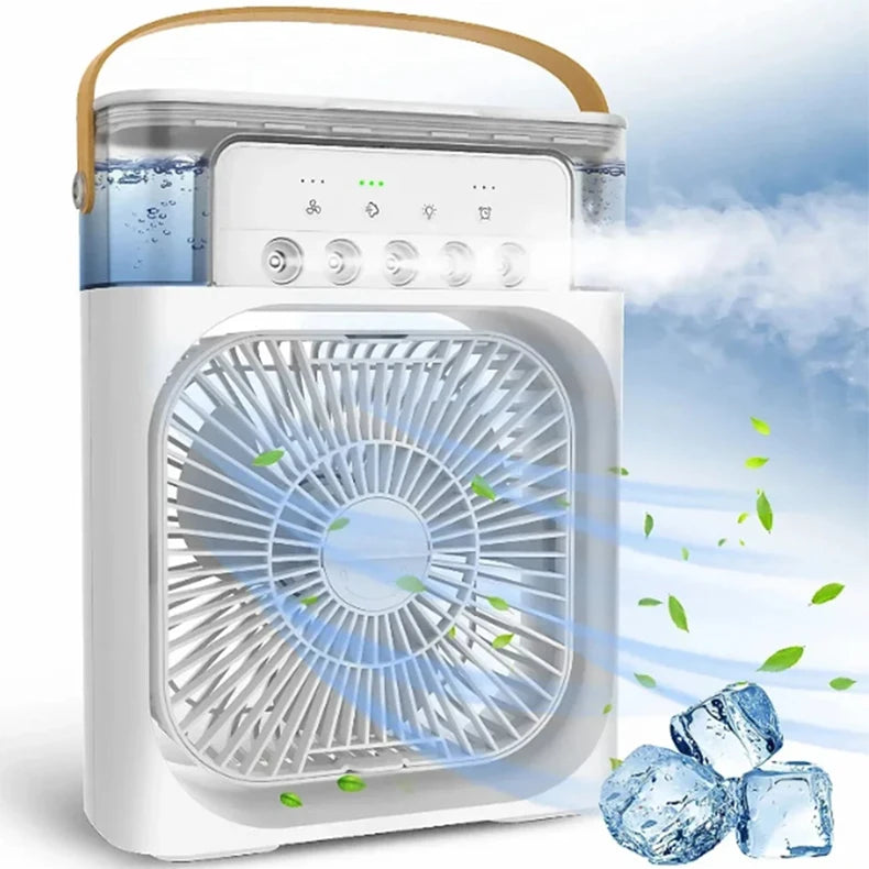 3 in 1 USB Desktop Cooling Fan and Humidifier to Stay Cool and Comfortable Anywhere